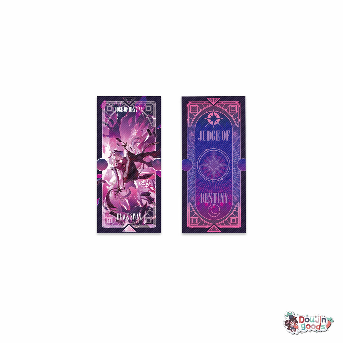 HONKAI: STAR RAIL Judge of Destiny Tarot Card - Black Swan, Acheron